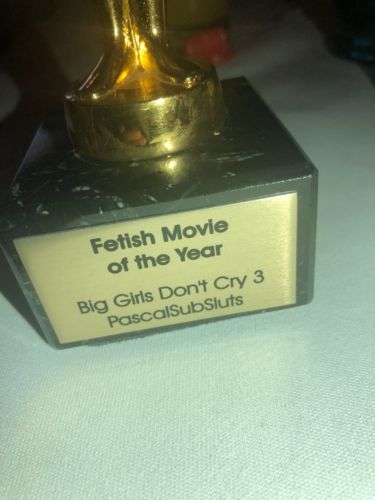 Proof we won the Europa Award for Best Fetish movie